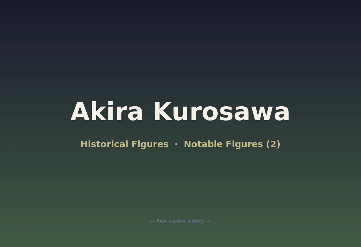 Akira Kurosawa