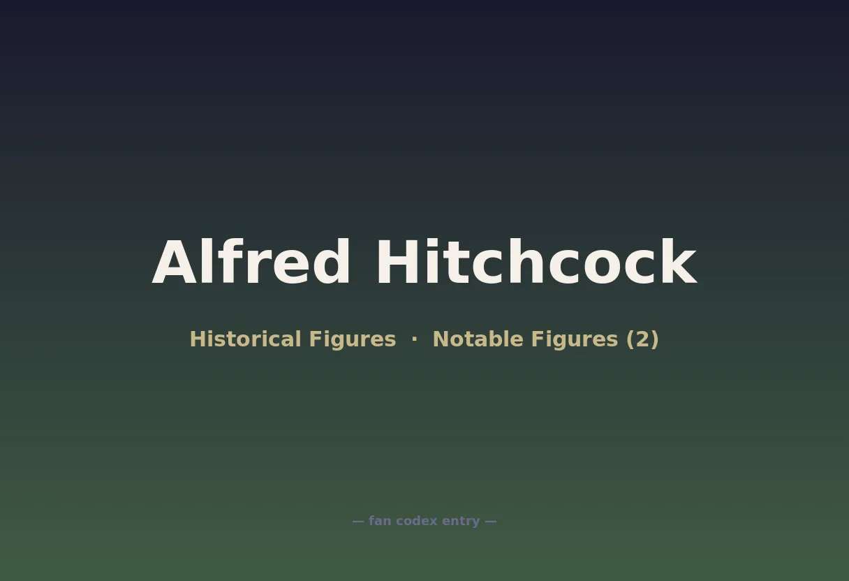 Alfred Hitchcock