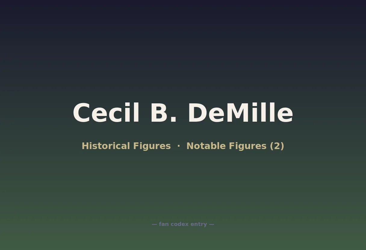 Cecil B. DeMille