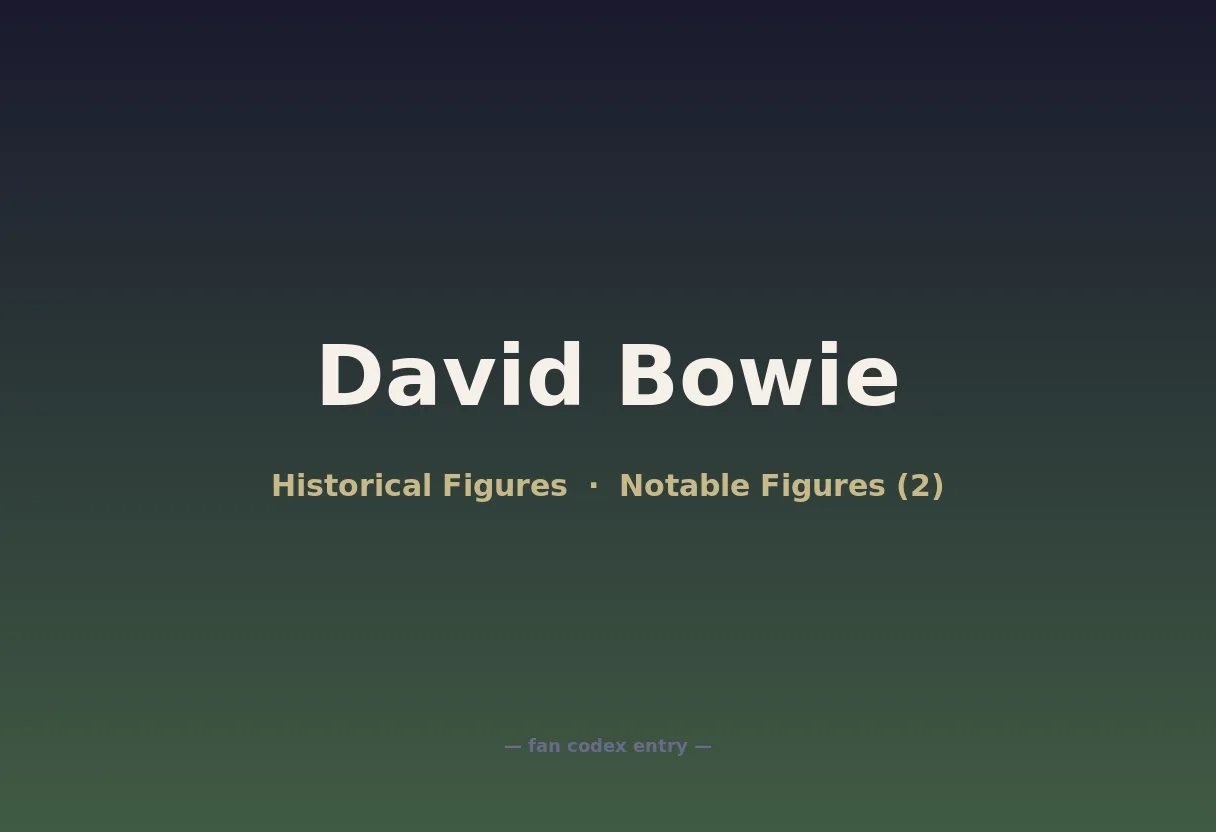 David Bowie
