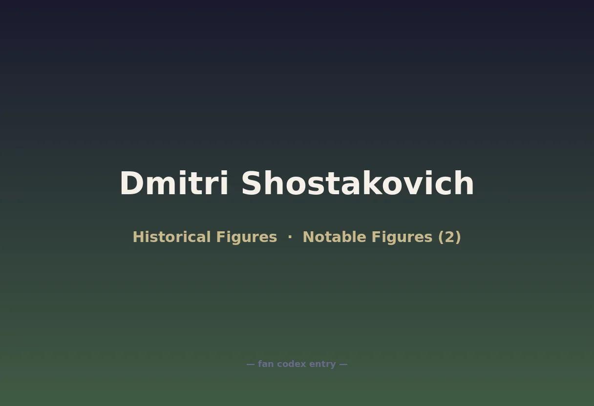 Dmitri Shostakovich