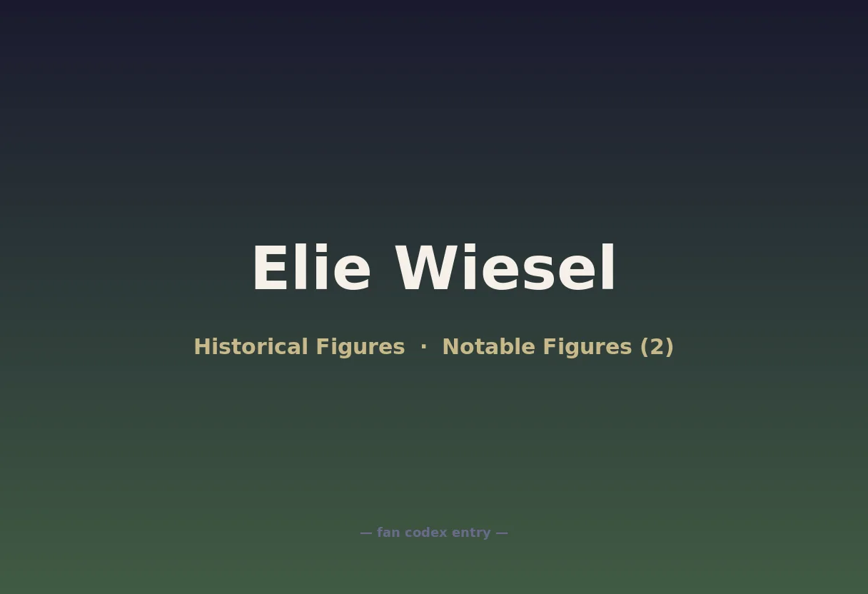 Elie Wiesel