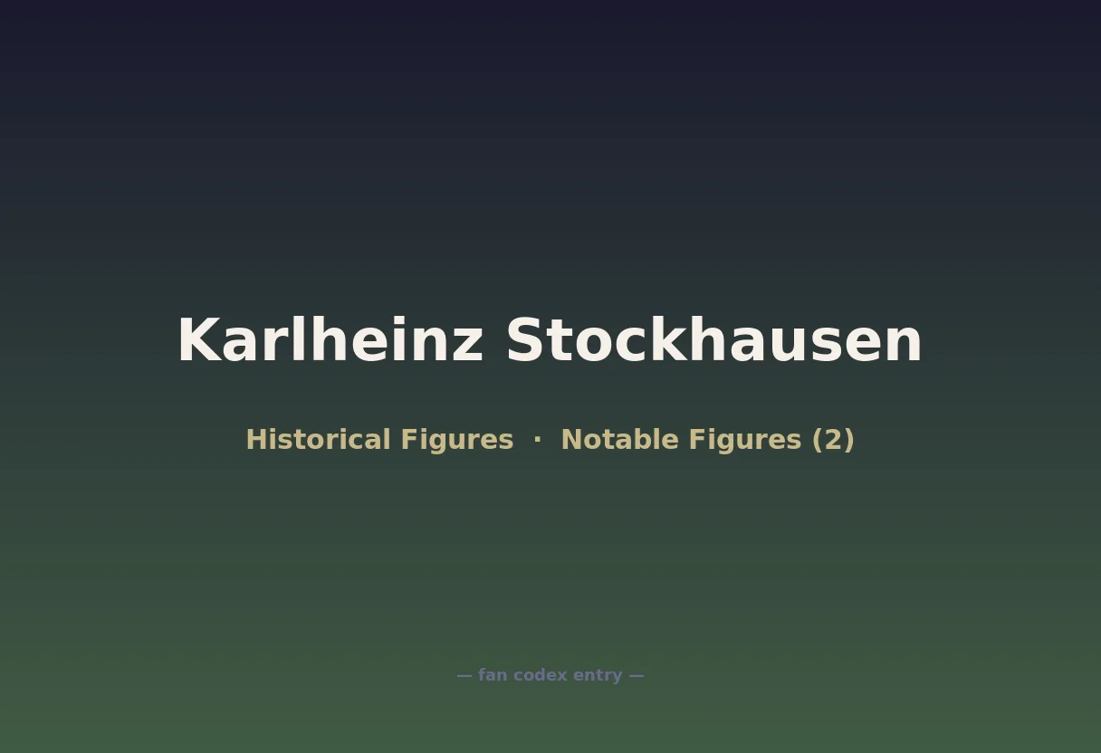 Karlheinz Stockhausen