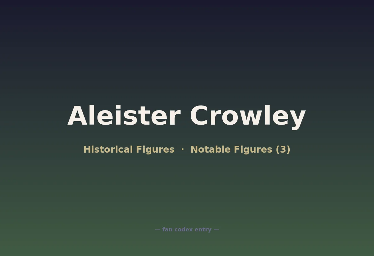 Aleister Crowley