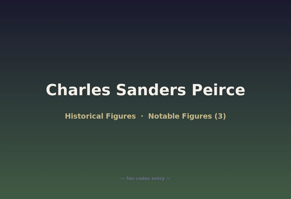 Charles Sanders Peirce