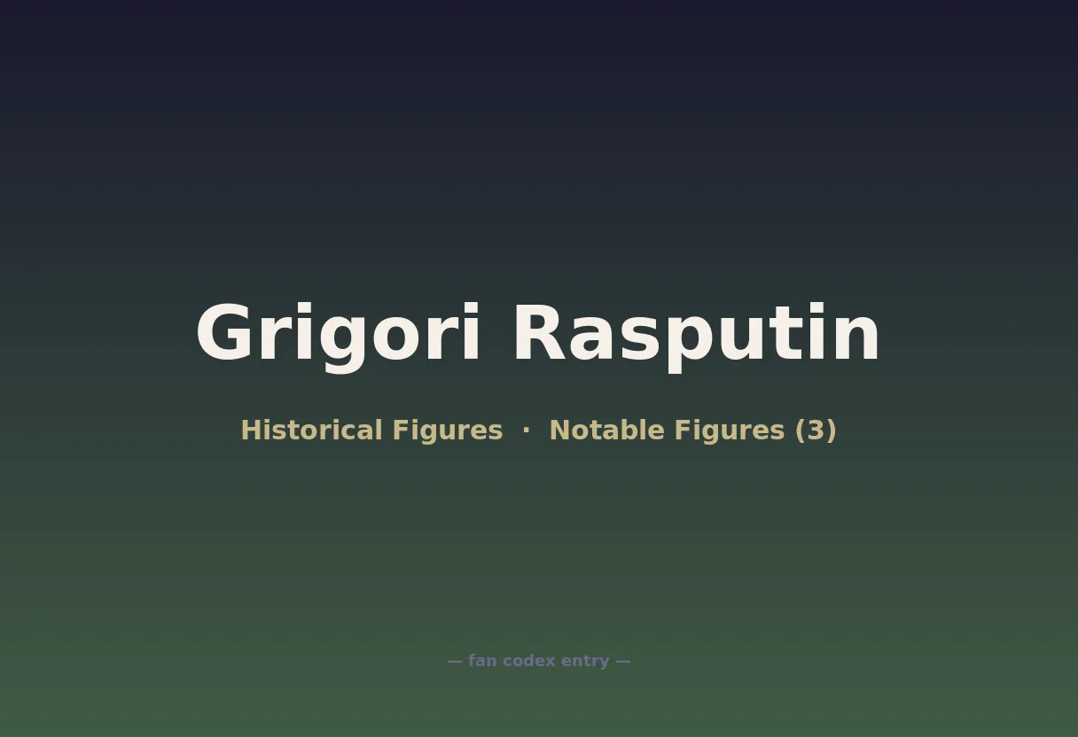 Grigori Rasputin