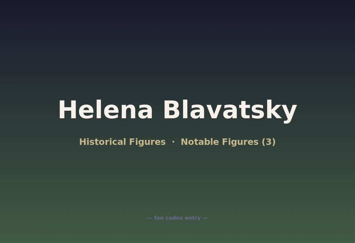 Helena Blavatsky
