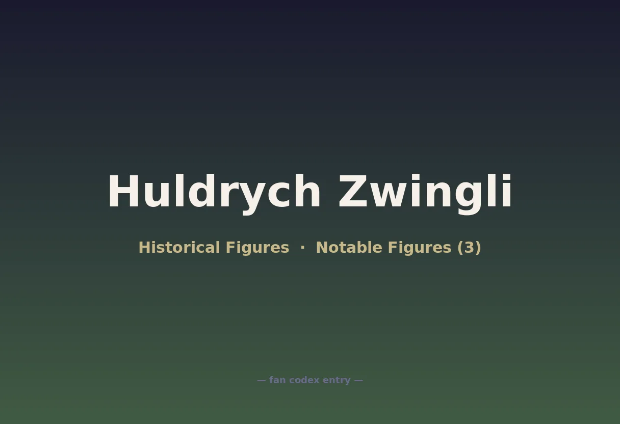 Huldrych Zwingli