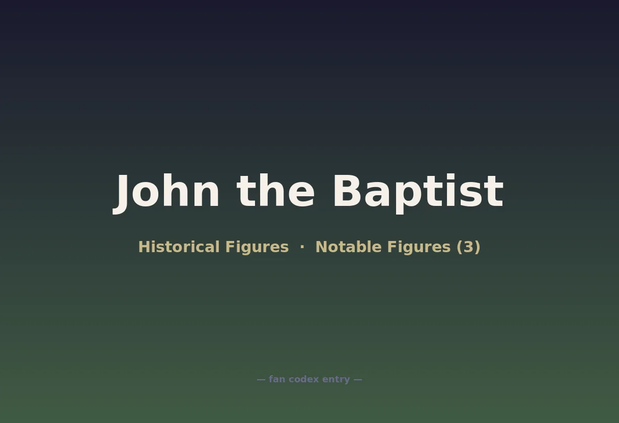 John the Baptist