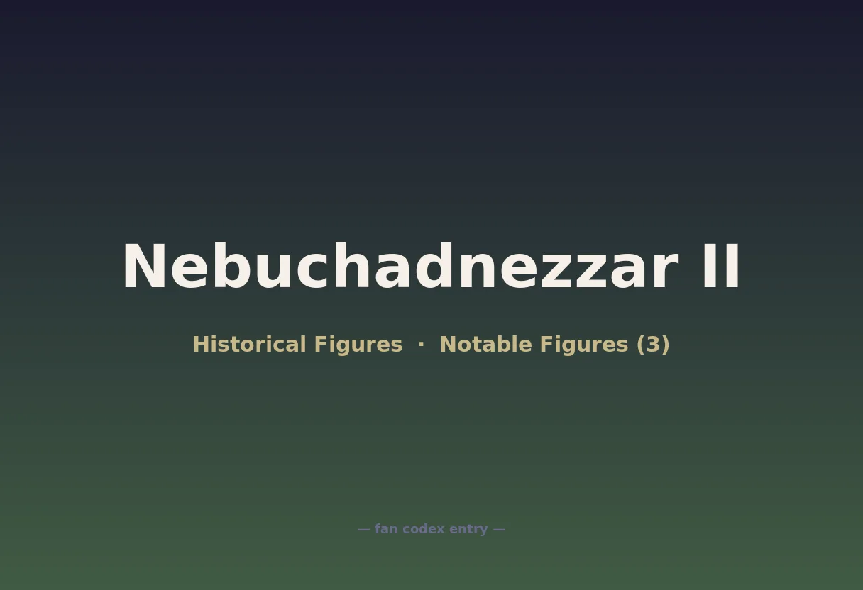 Nebuchadnezzar II