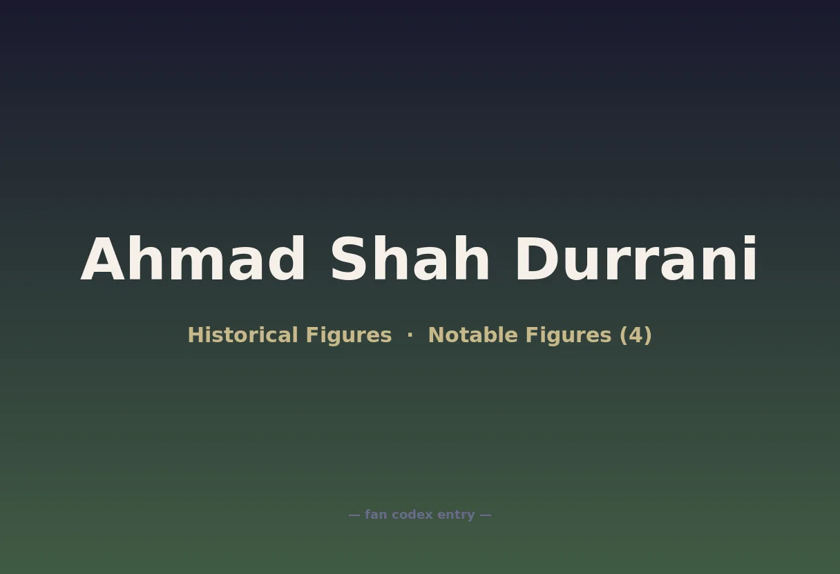 Ahmad Shah Durrani