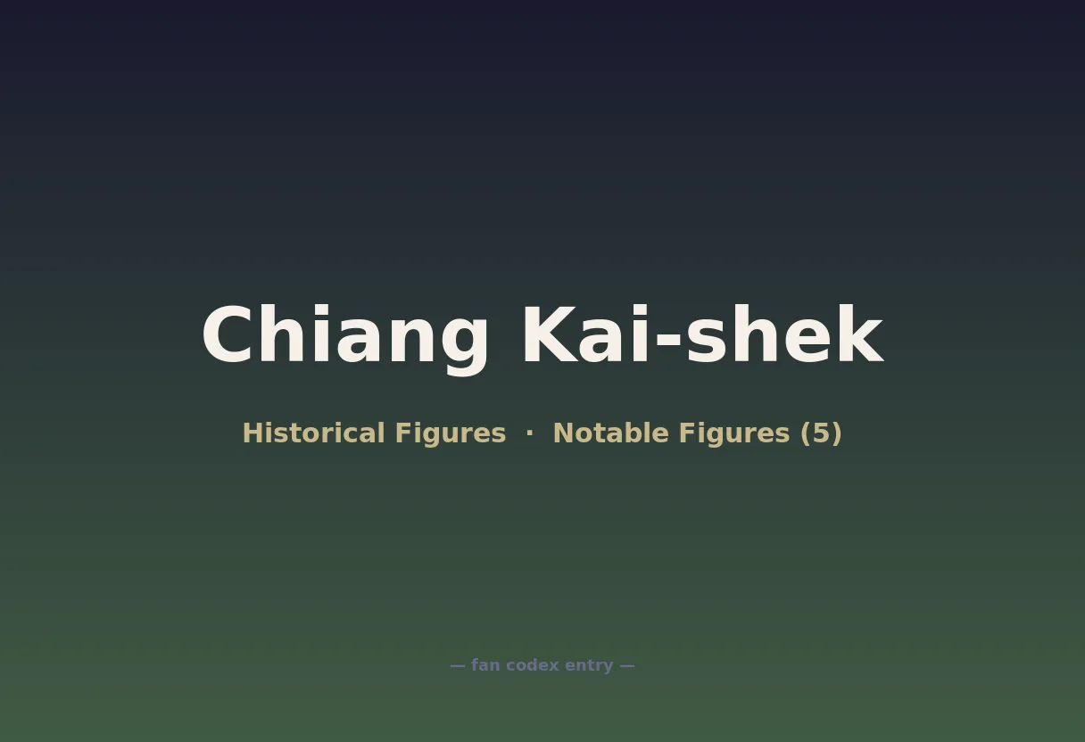 Chiang Kai-shek