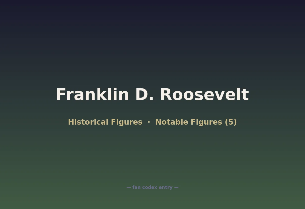 Franklin D. Roosevelt