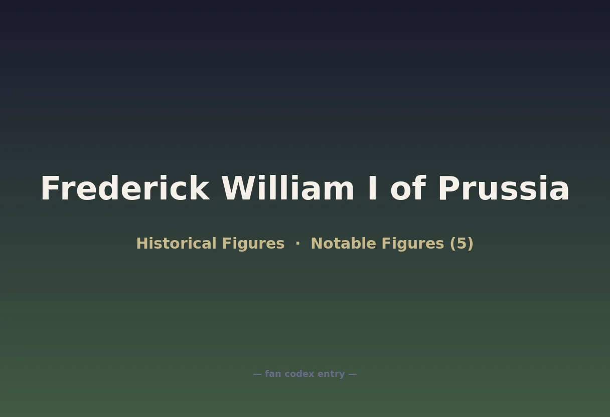 Frederick William I of Prussia