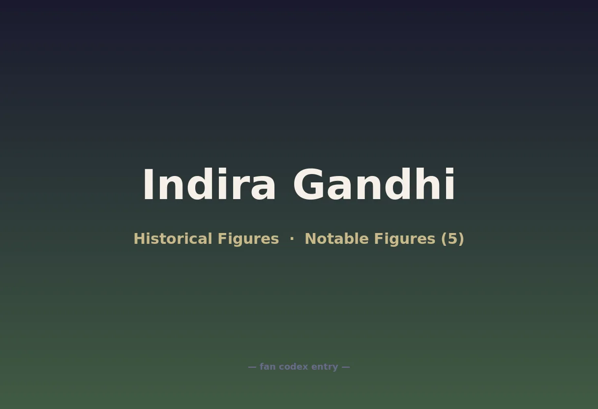 Indira Gandhi