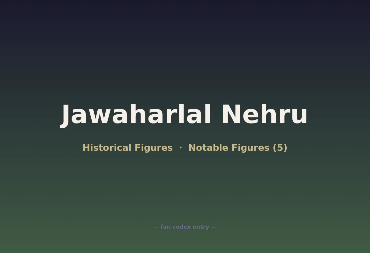 Jawaharlal Nehru