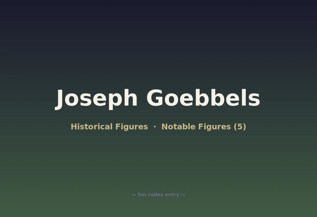 Joseph Goebbels