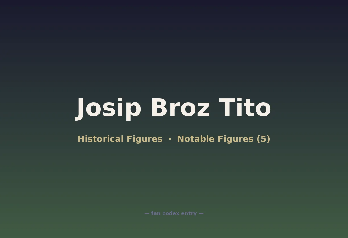 Josip Broz Tito