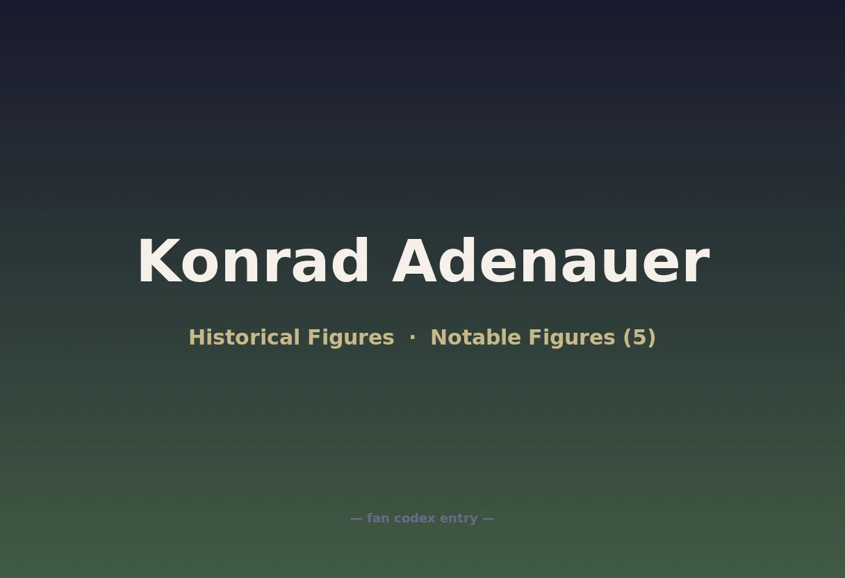 Konrad Adenauer
