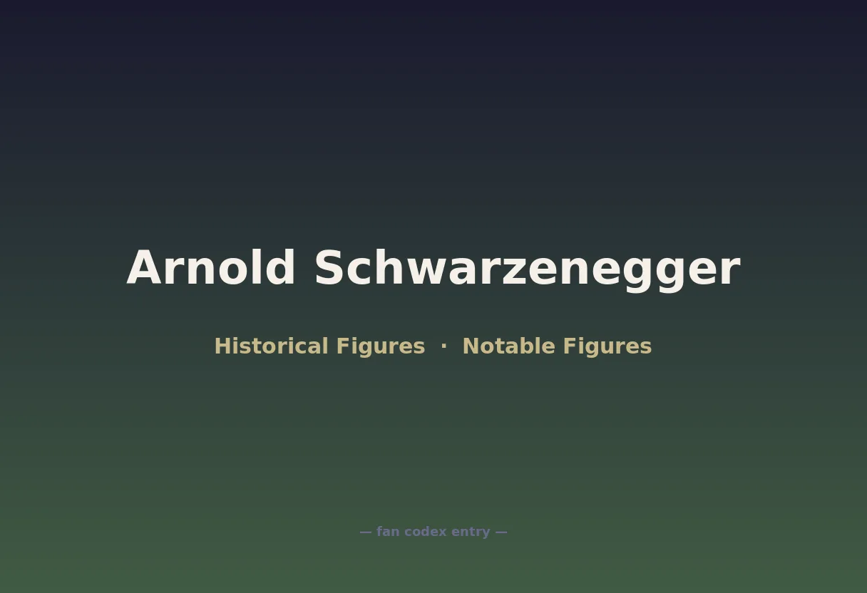Arnold Schwarzenegger