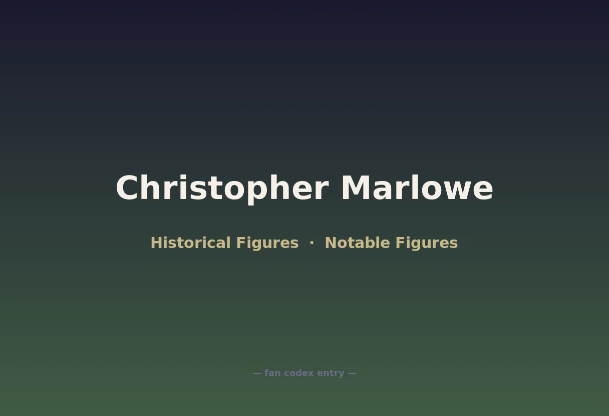 Christopher Marlowe