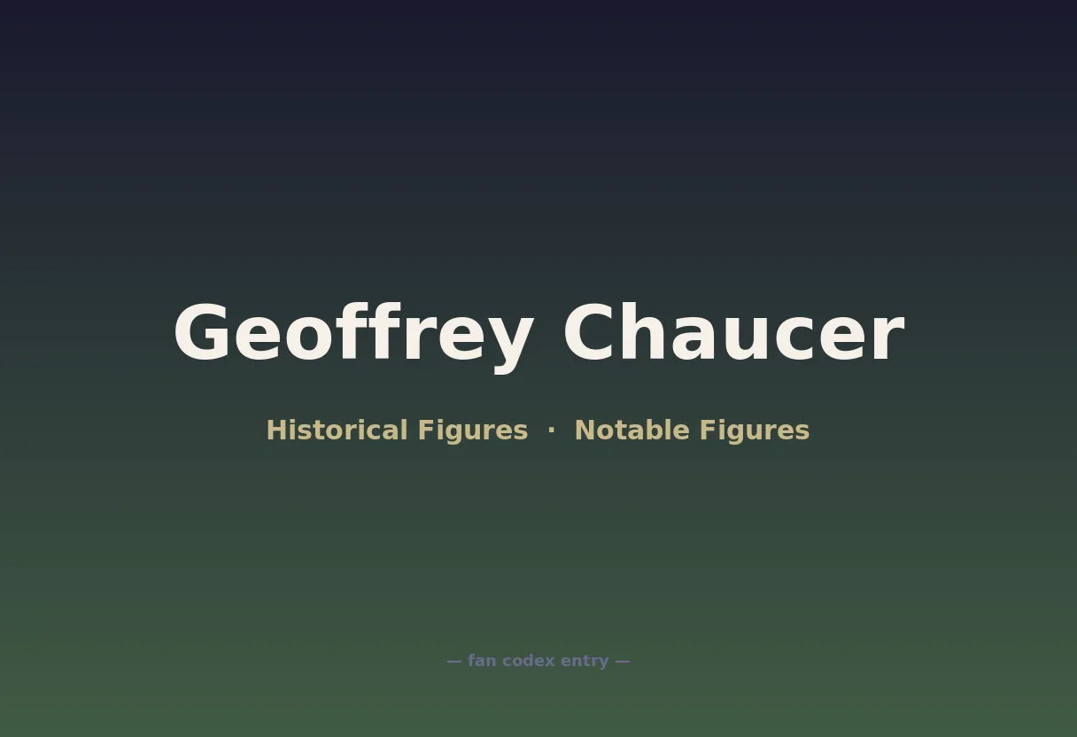 Geoffrey Chaucer